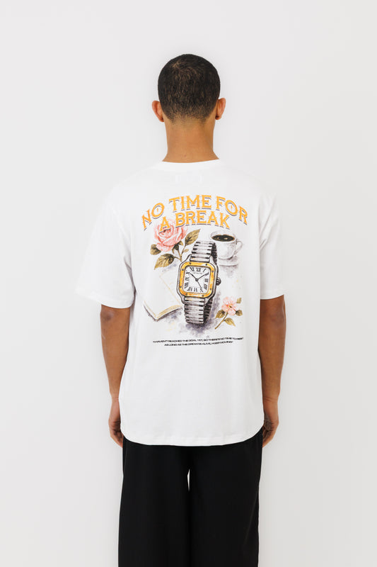 le tee-shirt 'No Time for A Break"