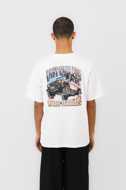 WILD ROADS T-SHIRT (WILROADS) (WHITE)