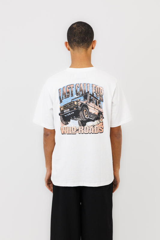 WILD ROADS T-SHIRT (WILROADS) (WHITE)