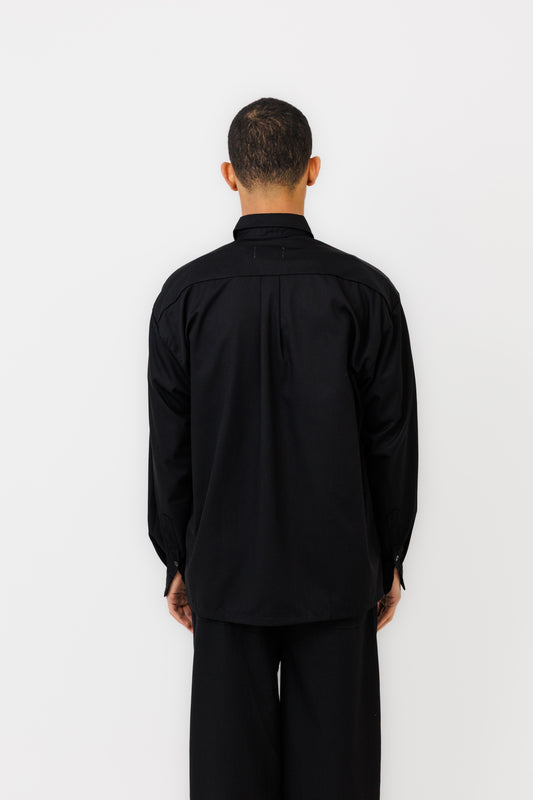 "Jakarta" shirt in Calista Drill black