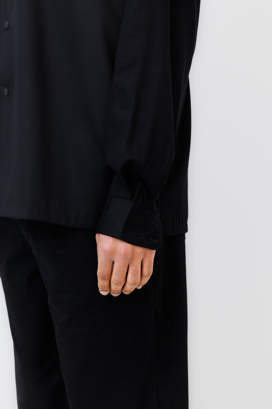 "Jakarta" shirt in Calista Drill black