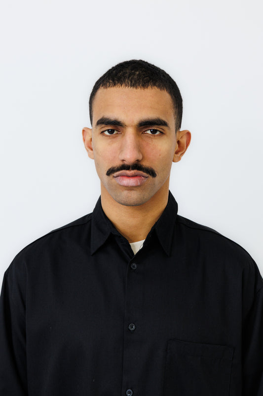 "Jakarta" shirt in Calista Drill black