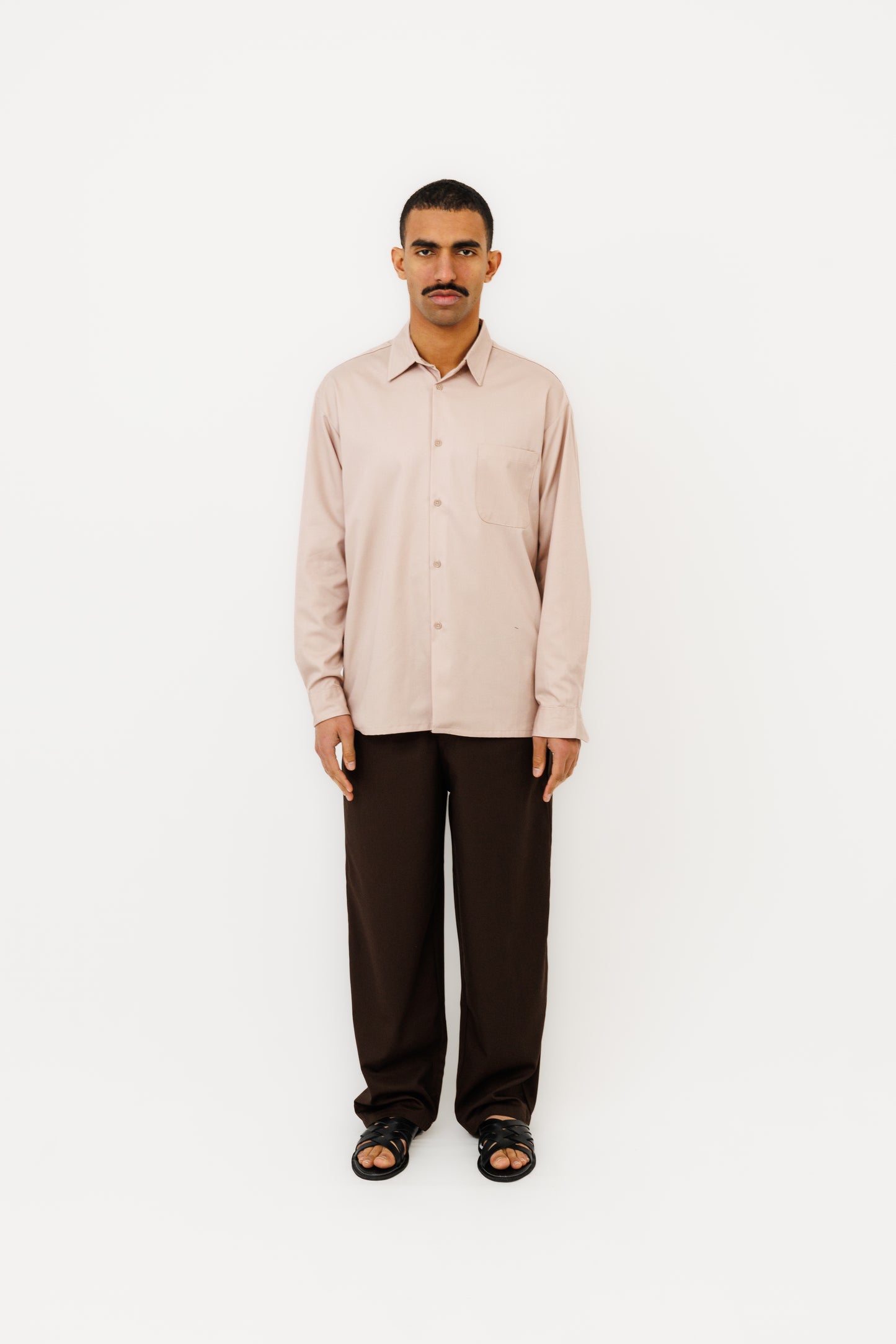 La chemise "Jakarta" ML Almond peach