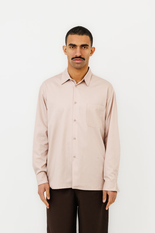 La chemise "Jakarta" ML Almond peach