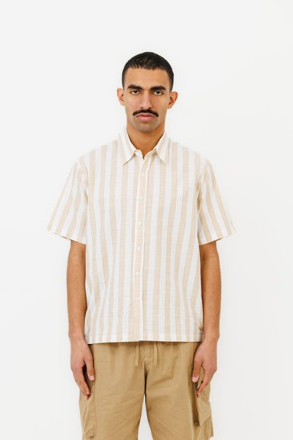 La chemise "Seseh" MC icon Stripe Late