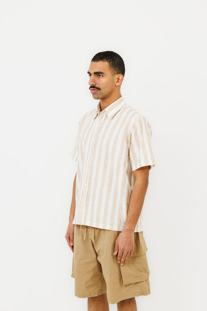 La chemise "Seseh" MC icon Stripe Late