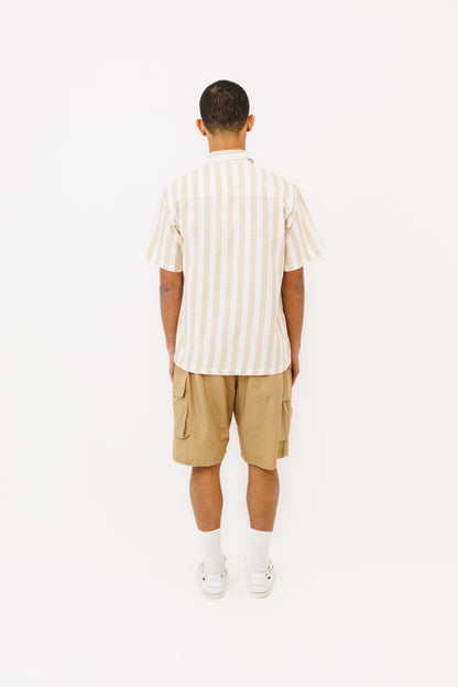 La chemise "Seseh" MC icon Stripe Late
