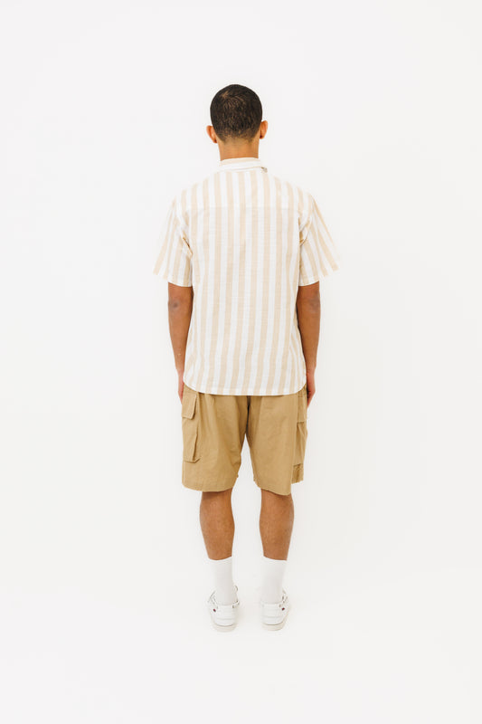 La chemise "Seseh" MC icon Stripe Late