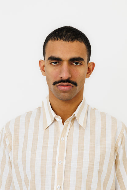 La chemise "Seseh" MC icon Stripe Late