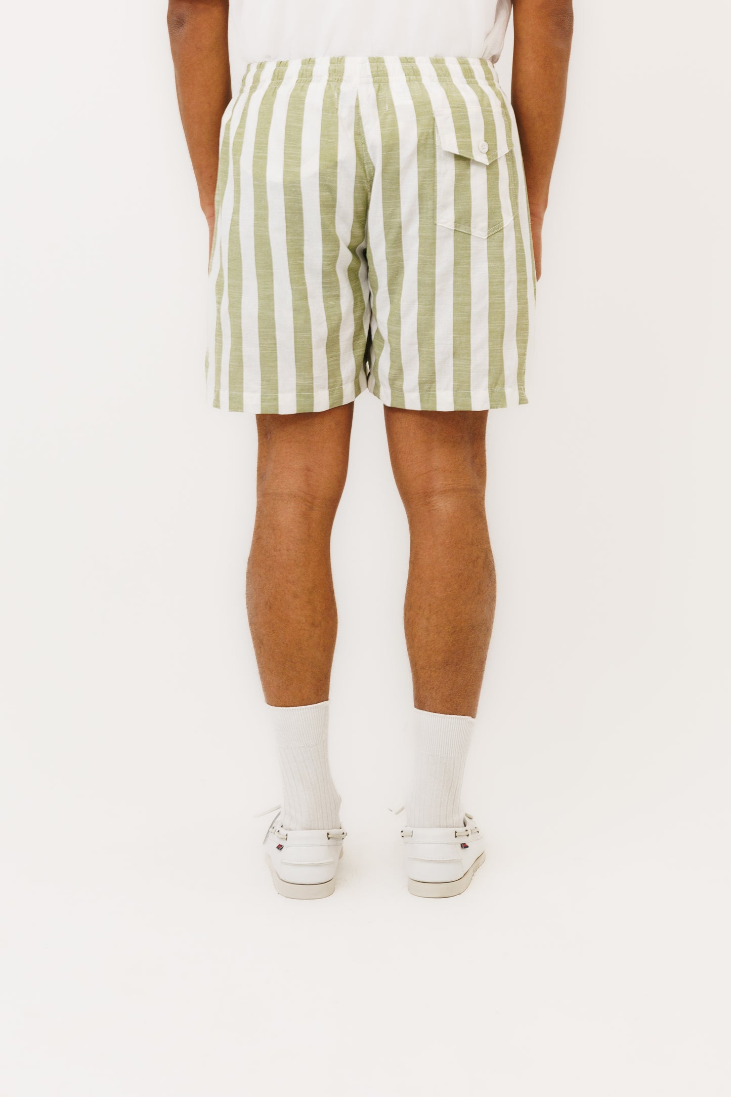 Le Short "Seseh" icon Stripe Matcha
