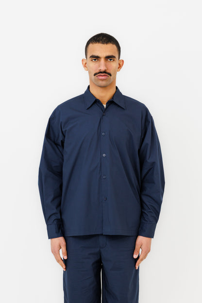 KAMAKURA ML SHIRT (KPANA) (NAVY)