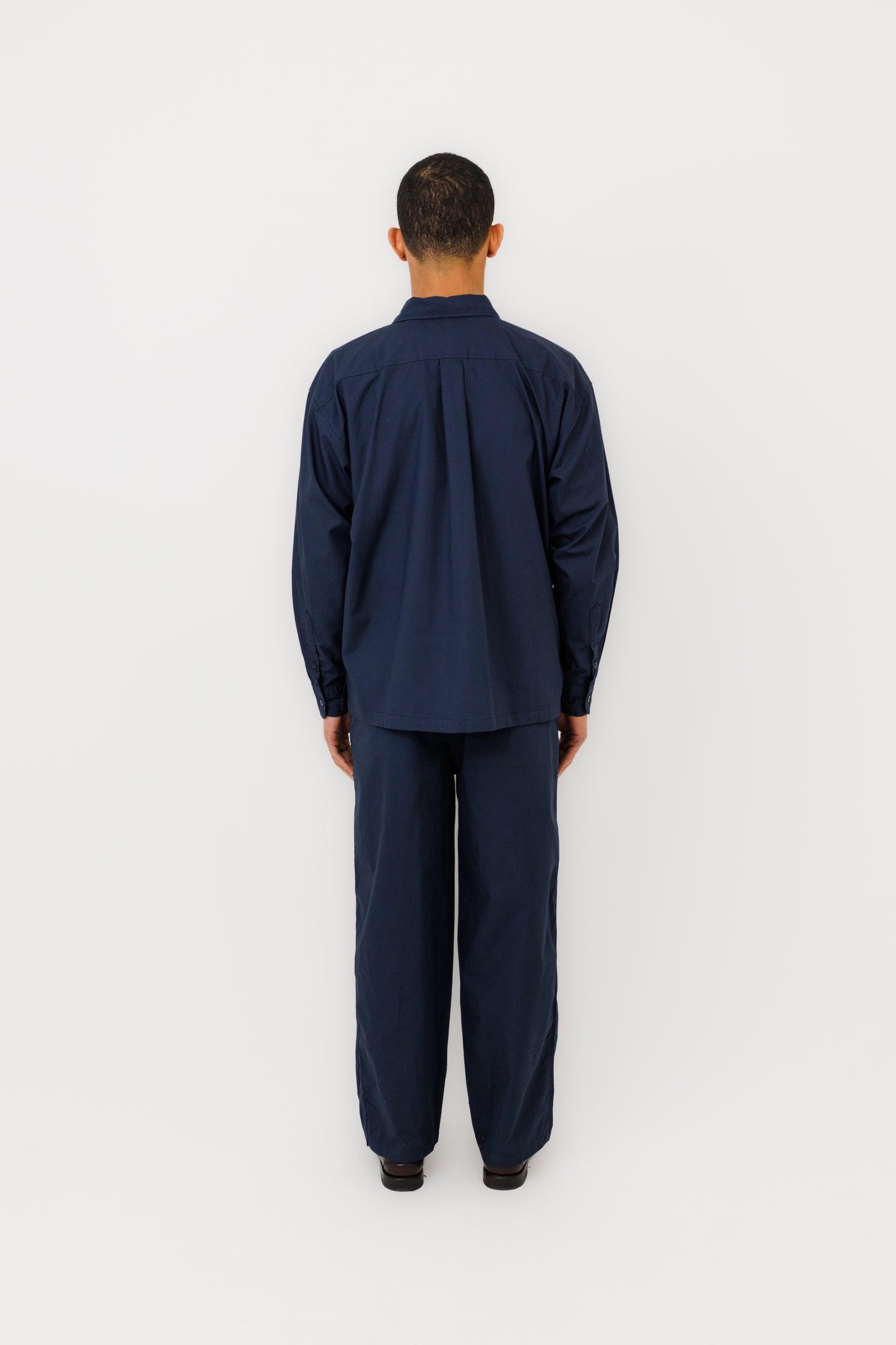 KAMAKURA ML SHIRT (KPANA) (NAVY)