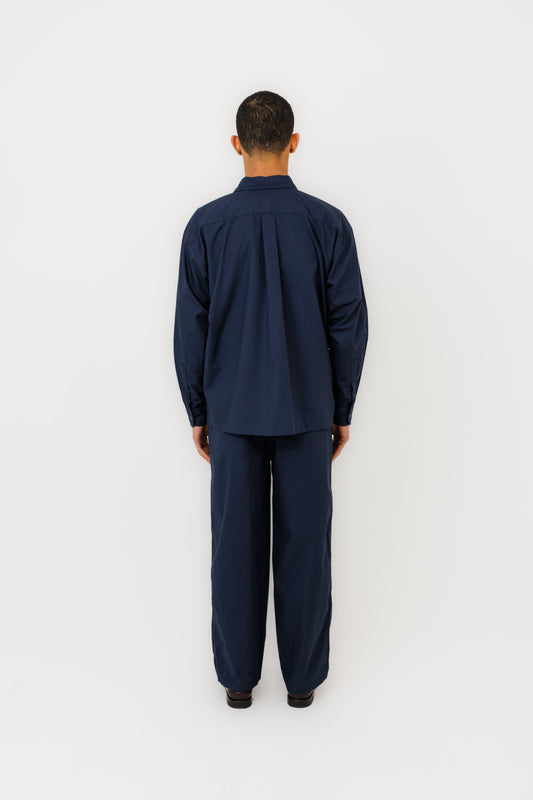 KAMAKURA ML SHIRT (KPANA) (NAVY)