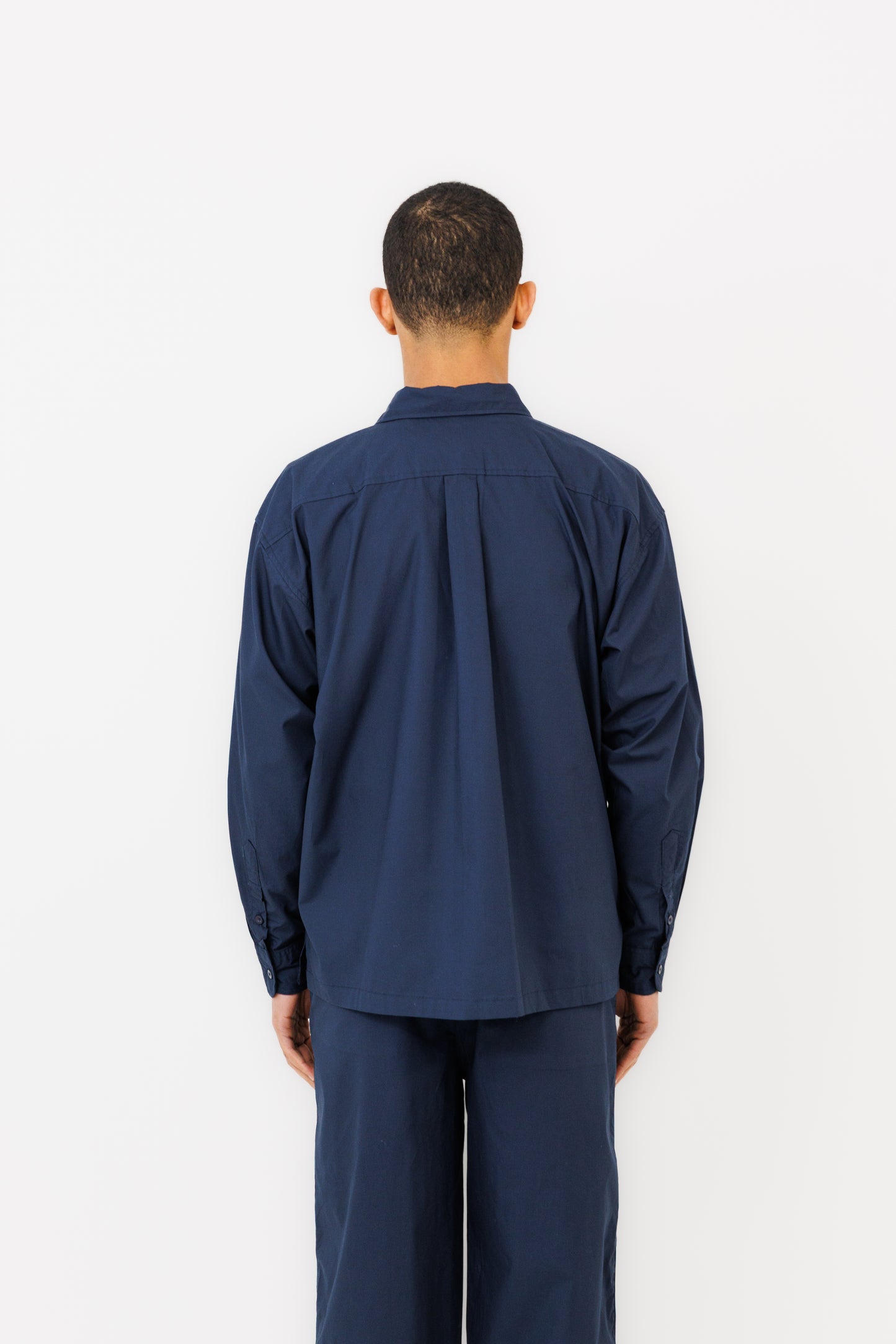 KAMAKURA ML SHIRT (KPANA) (NAVY)