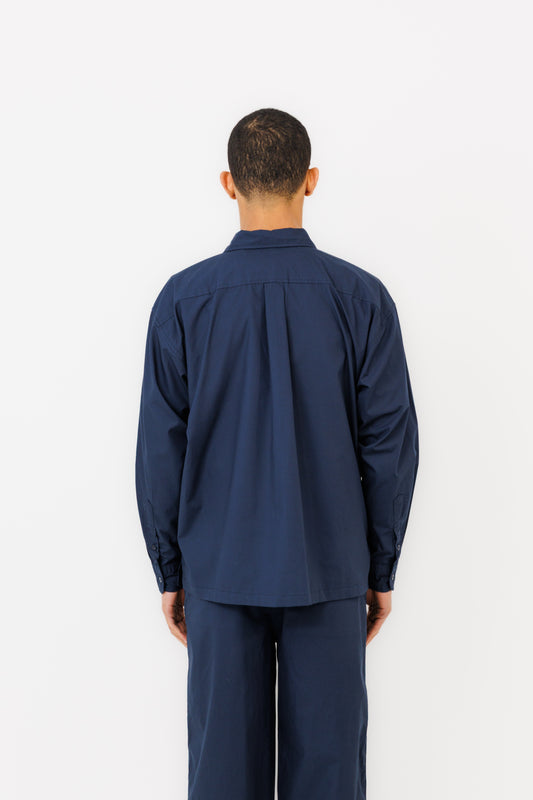 KAMAKURA ML SHIRT (KPANA) (NAVY)