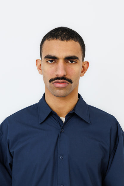 KAMAKURA ML SHIRT (KPANA) (NAVY)