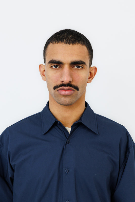 KAMAKURA ML SHIRT (KPANA) (NAVY)