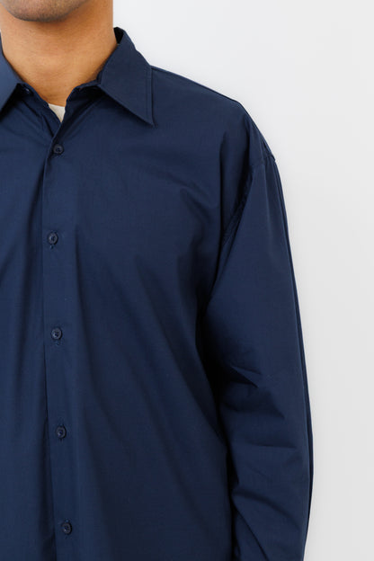 KAMAKURA ML SHIRT (KPANA) (NAVY)