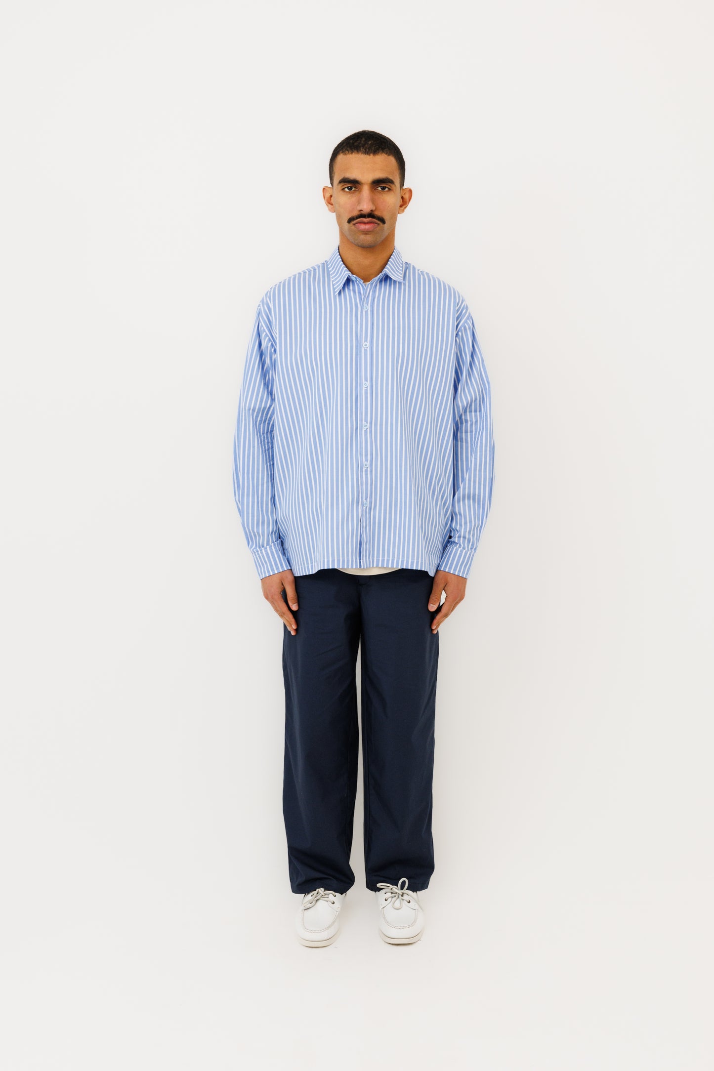la chemise "Seseh" ML Stripe Blue