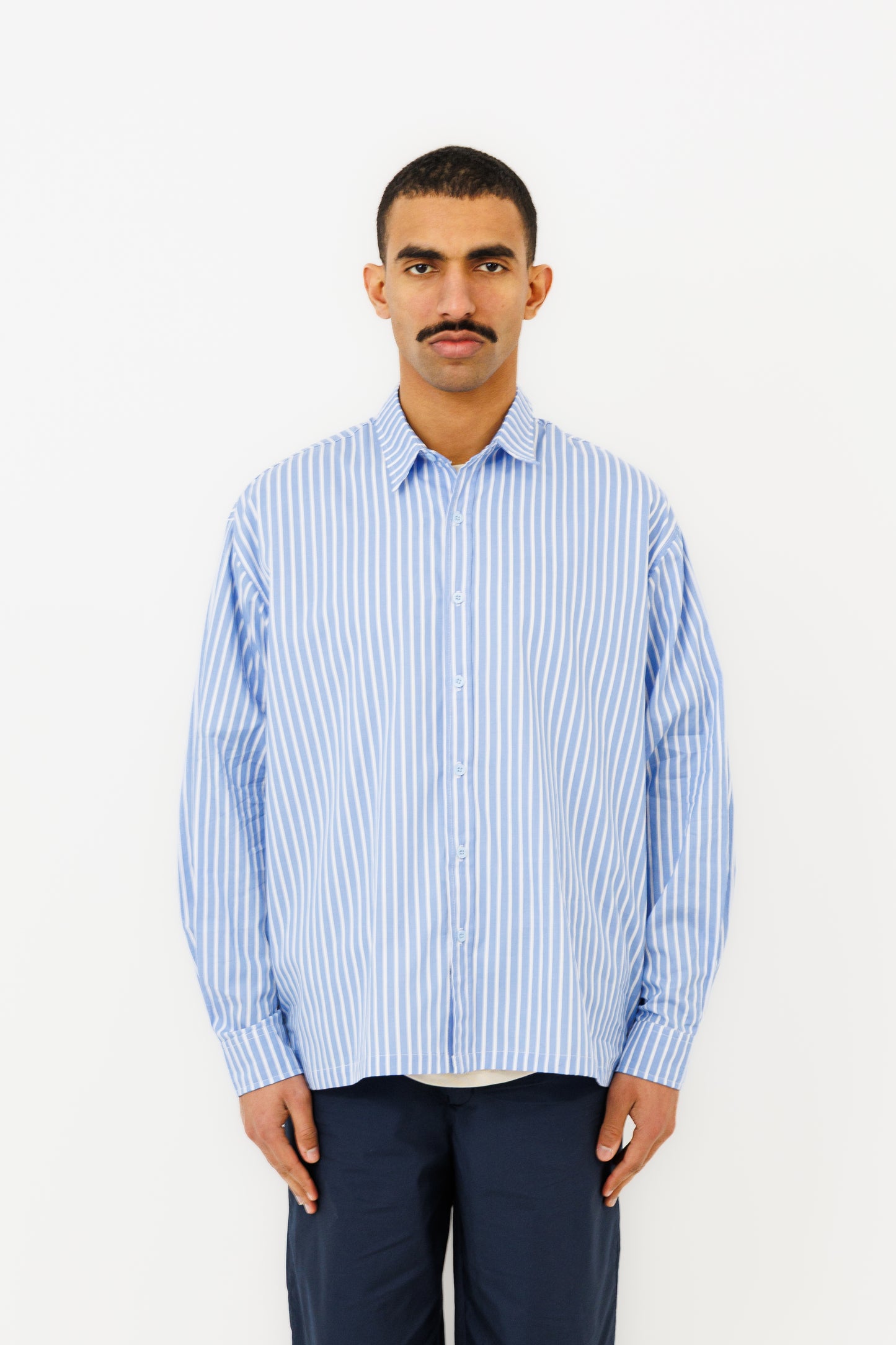 la chemise "Seseh" ML Stripe Blue