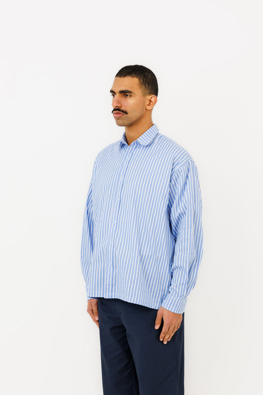 la chemise "Seseh" ML Stripe Blue