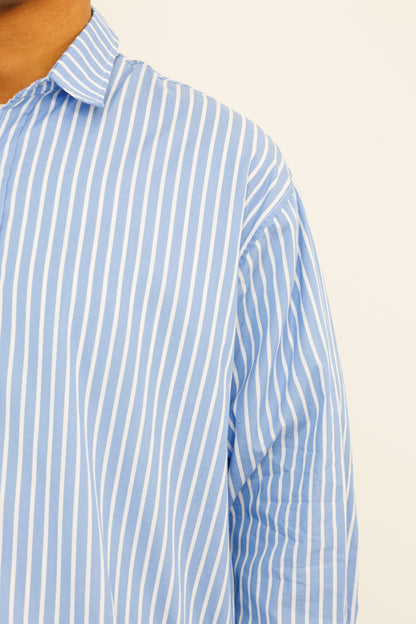 la chemise "Seseh" ML Stripe Blue