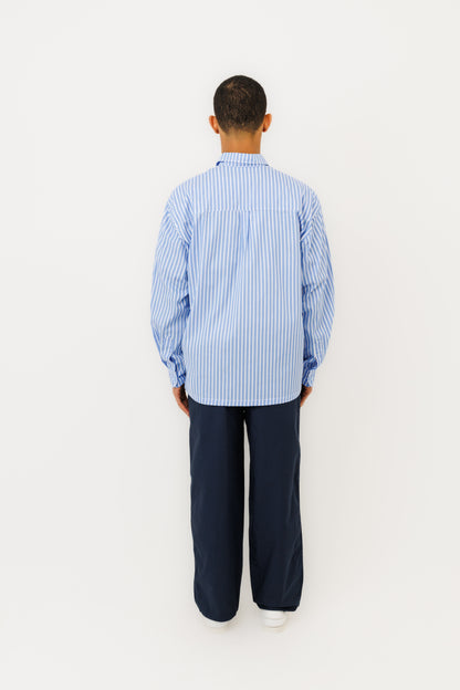 la chemise "Seseh" ML Stripe Blue