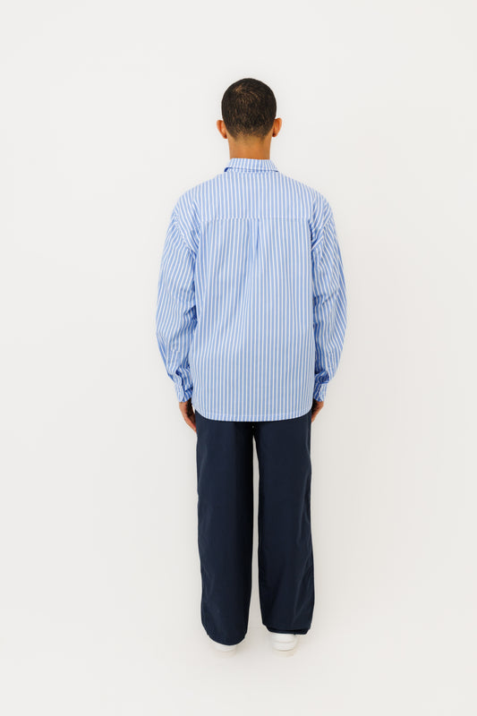 la chemise "Seseh" ML Stripe Blue