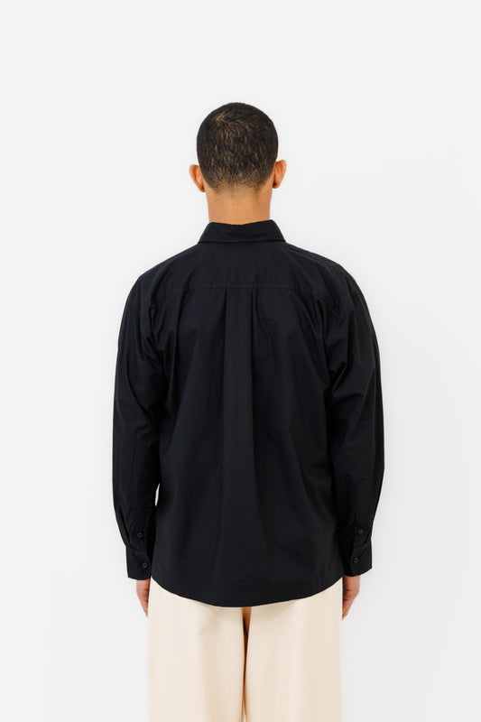 KAMAKURA ML SHIRT (KPABL) (BLACK)