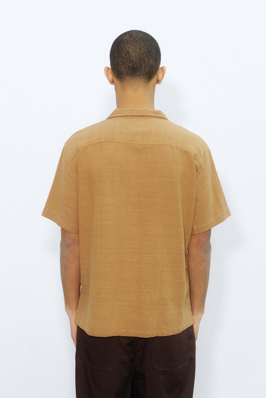 "Canggu" Toffee Linen Shirt 7