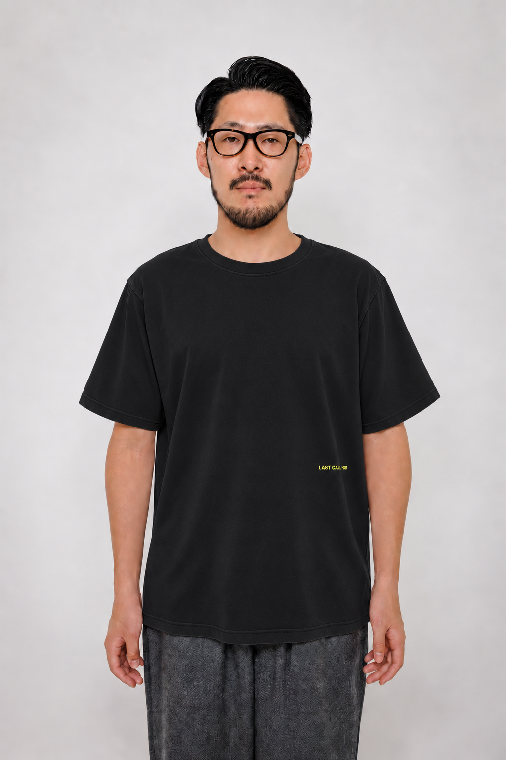 Tee-shirt Logo Box noir et Evening Primrose Last Call For — photo produit 02