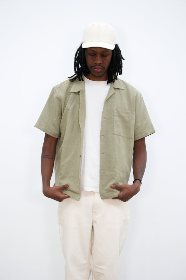 Chemise en Lin "Canggu" Olive