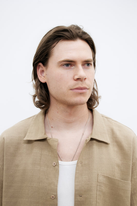 Almond "Canggu" Linen Shirt