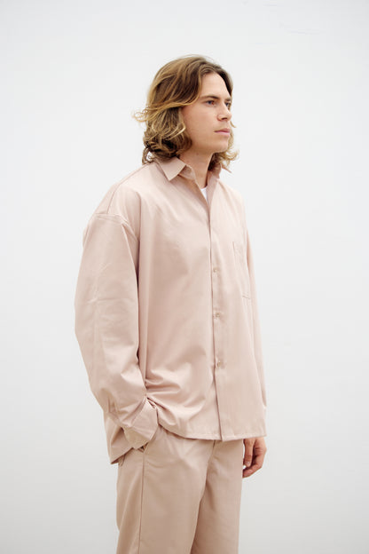"Jakarta" shirt in Calista Drill marzipan