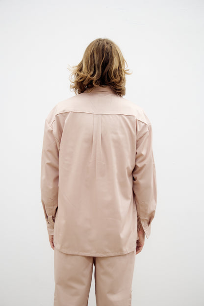 "Jakarta" shirt in Calista Drill marzipan