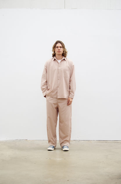 "Jakarta" shirt in Calista Drill marzipan