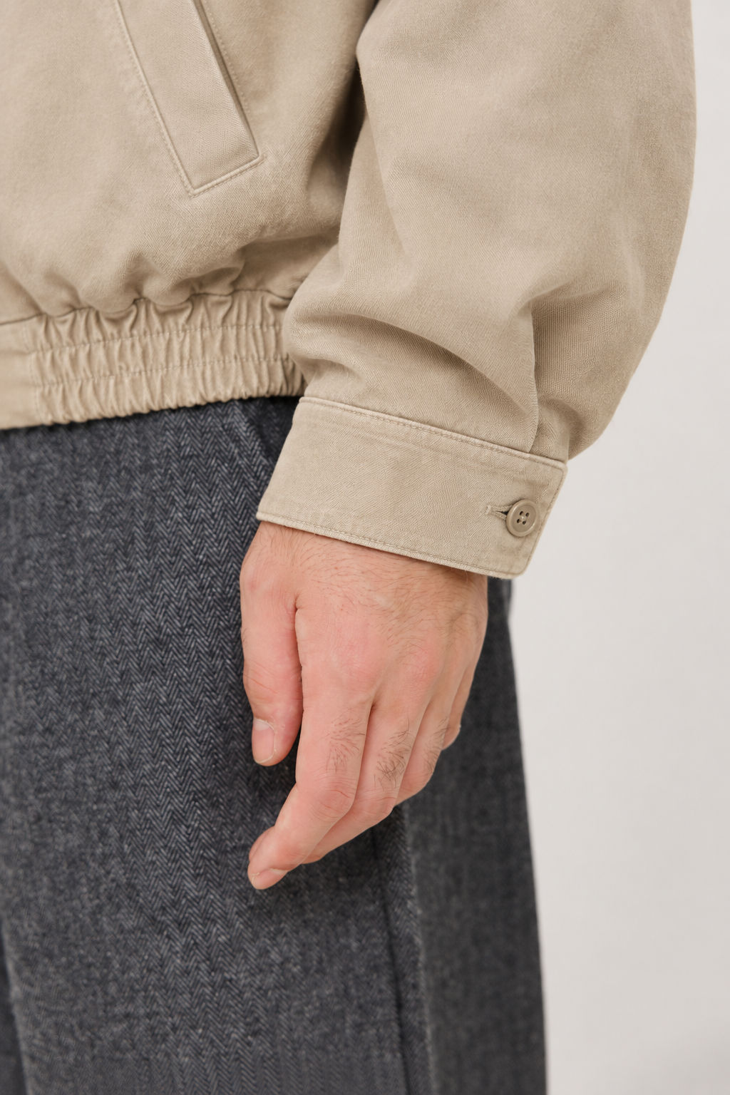 Veste Hinode Soybean 5 Last Call For, coupe ample en coton Tebal — photo produit 07