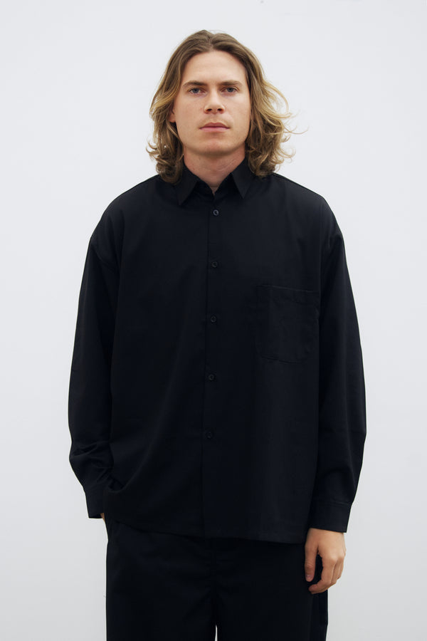 Chemise "Jakarta" en Calista Drill black
