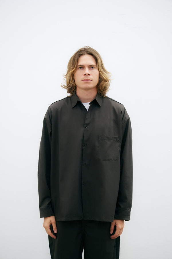 Chemise "Jakarta" en Calista Drill kombu green