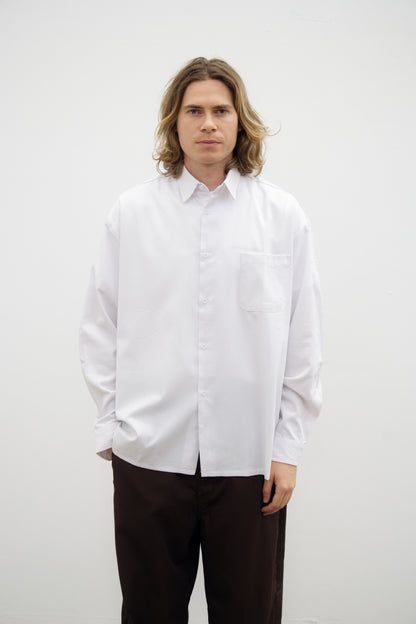 "Jakarta" shirt in Calista Drill white