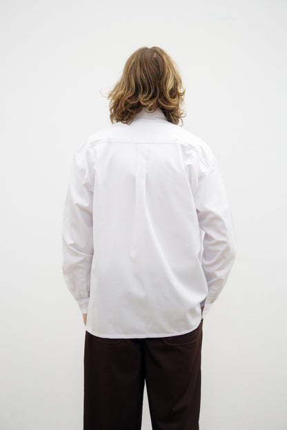 "Jakarta" shirt in Calista Drill white
