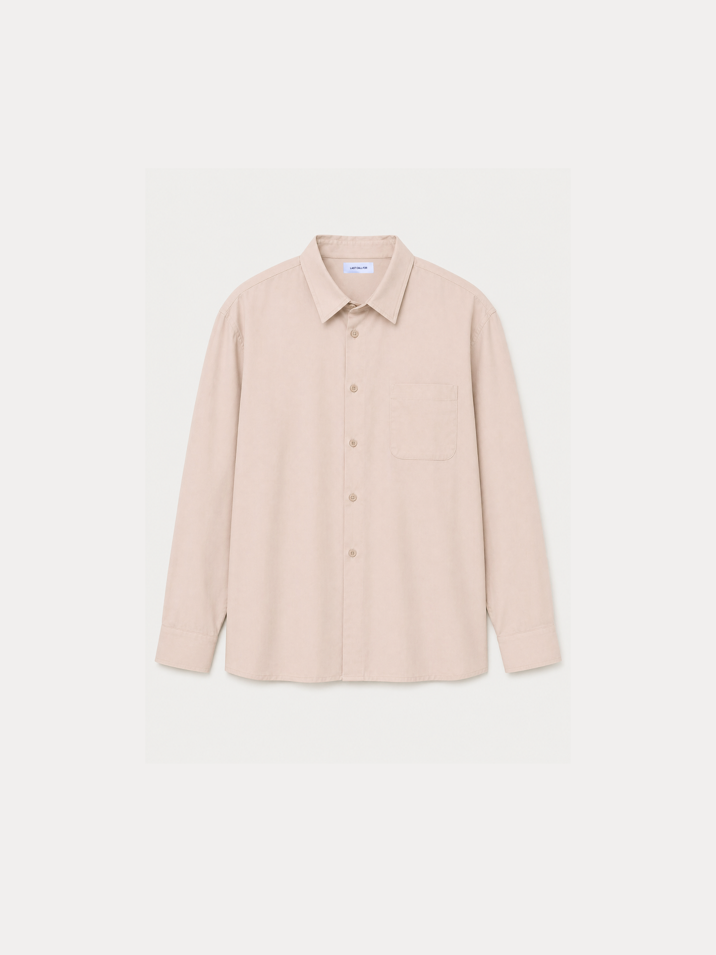 "Jakarta" shirt in Calista Drill marzipan