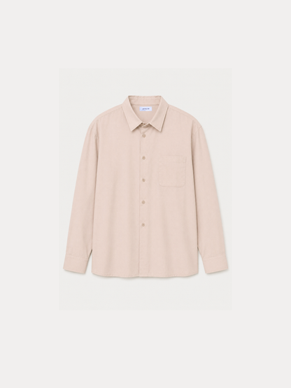 "Jakarta" shirt in Calista Drill marzipan