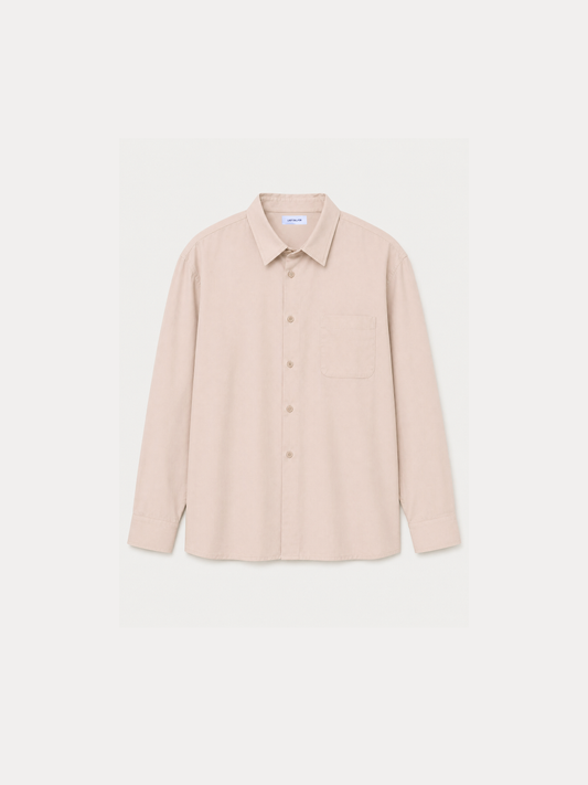 "Jakarta" shirt in Calista Drill marzipan