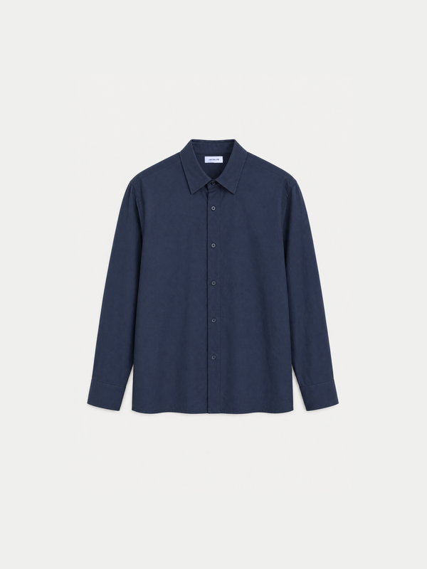 KAMAKURA ML SHIRT (KPANA) (NAVY)