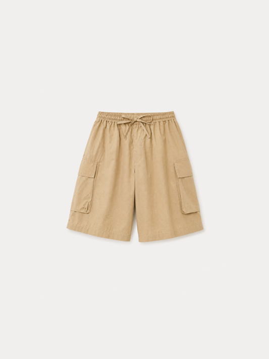 Short cargo homme beige Last Call For en coton léger
