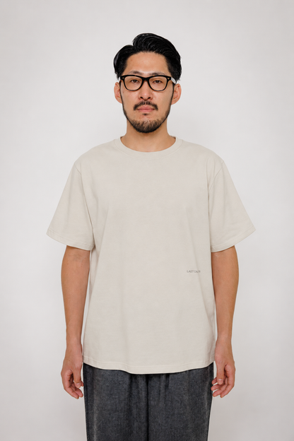 Tee-shirt Logo Box beige et Turkish Coffee Last Call For, matière Sorona — photo produit 02