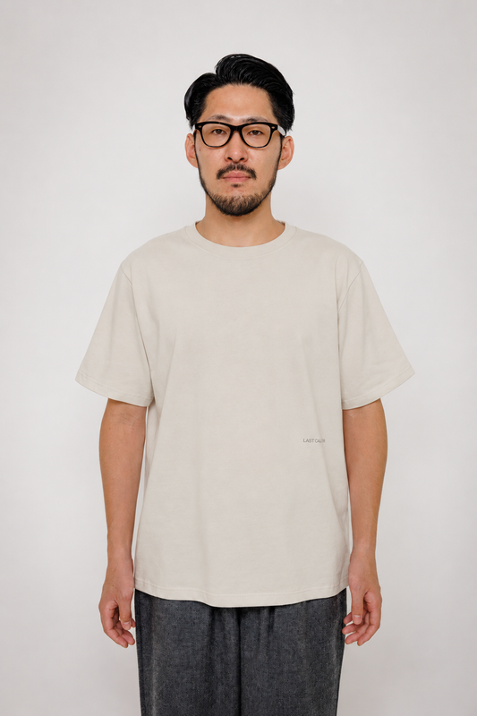 Tee-shirt Logo Box beige et Turkish Coffee Last Call For, matière Sorona — photo produit 02