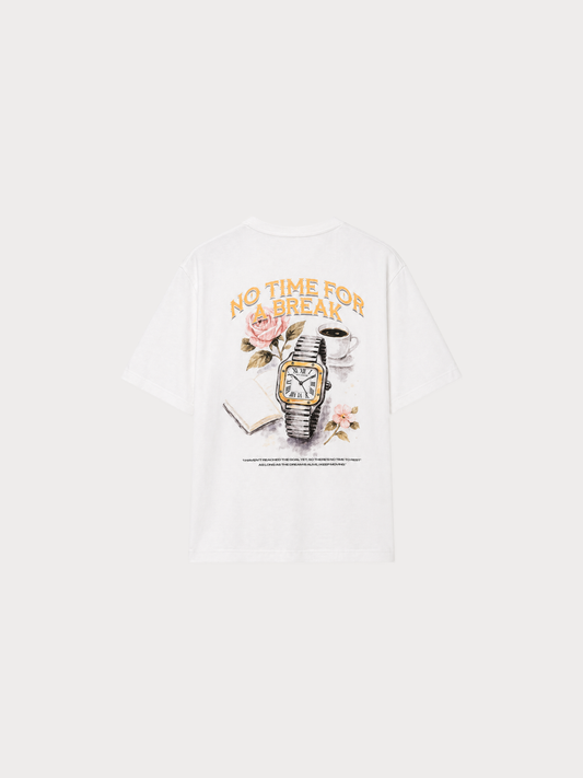 le tee-shirt 'No Time for A Break"