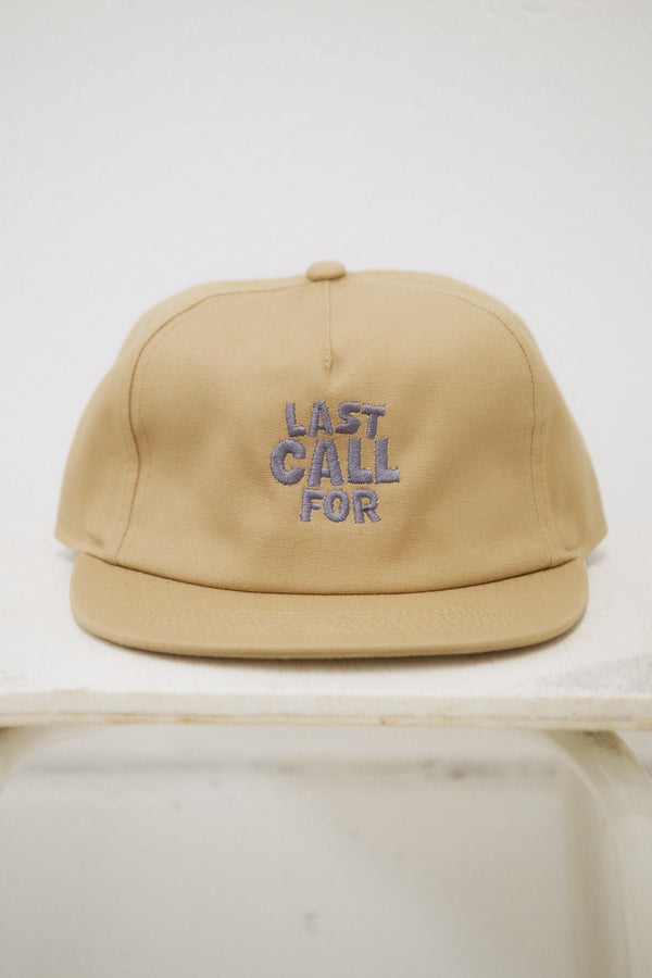 Casquette en coton "Last Call For" Desert